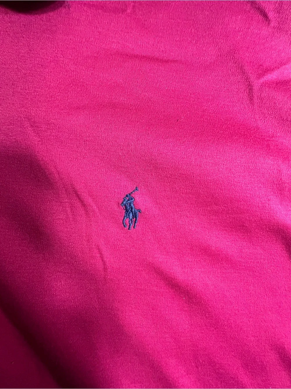 Ralph Lauren Long Sleeve Polo - Fuchsia